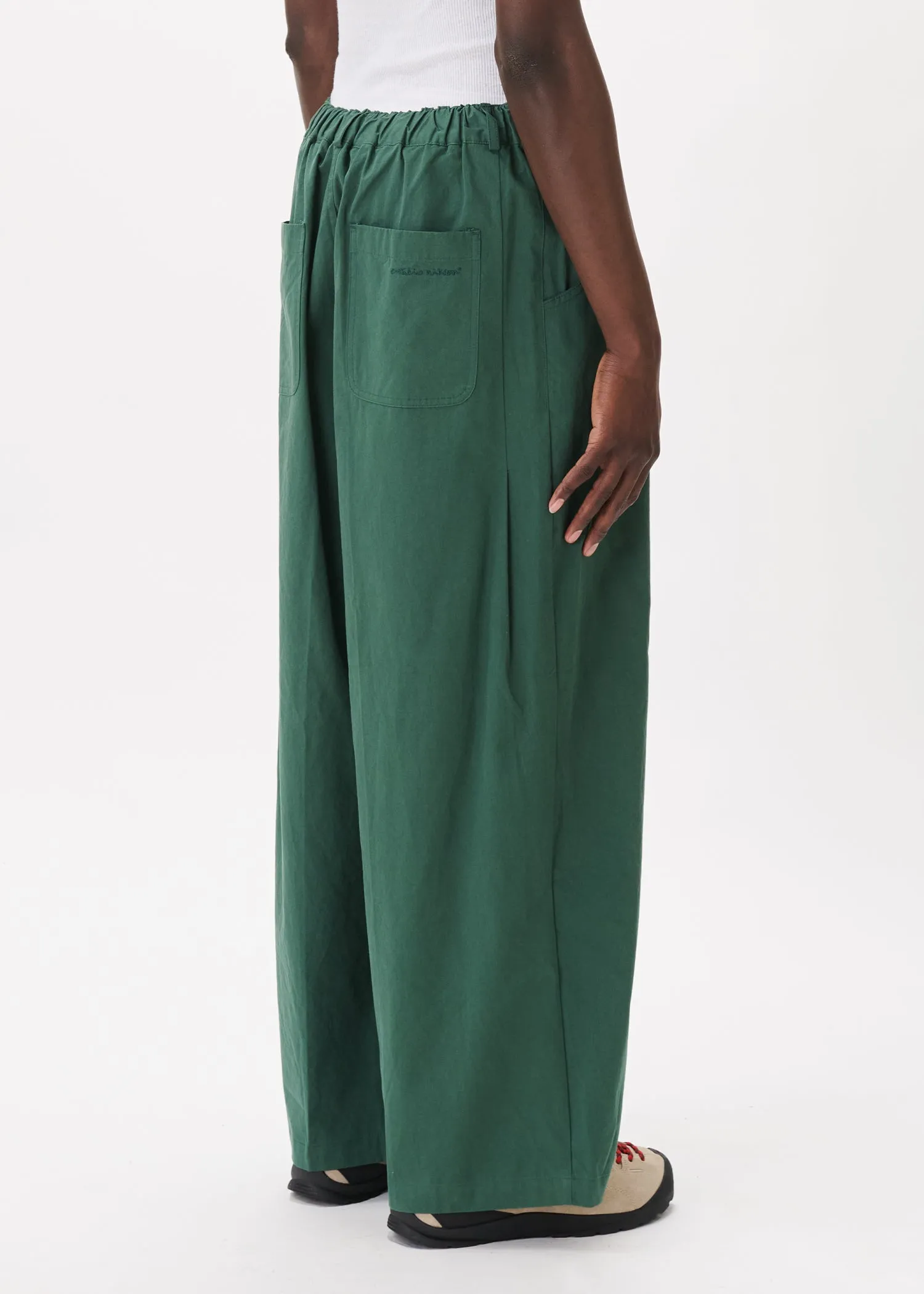 Back-pleat Cotton Trousers sold by Estudio Niksen product image thumbnail 2