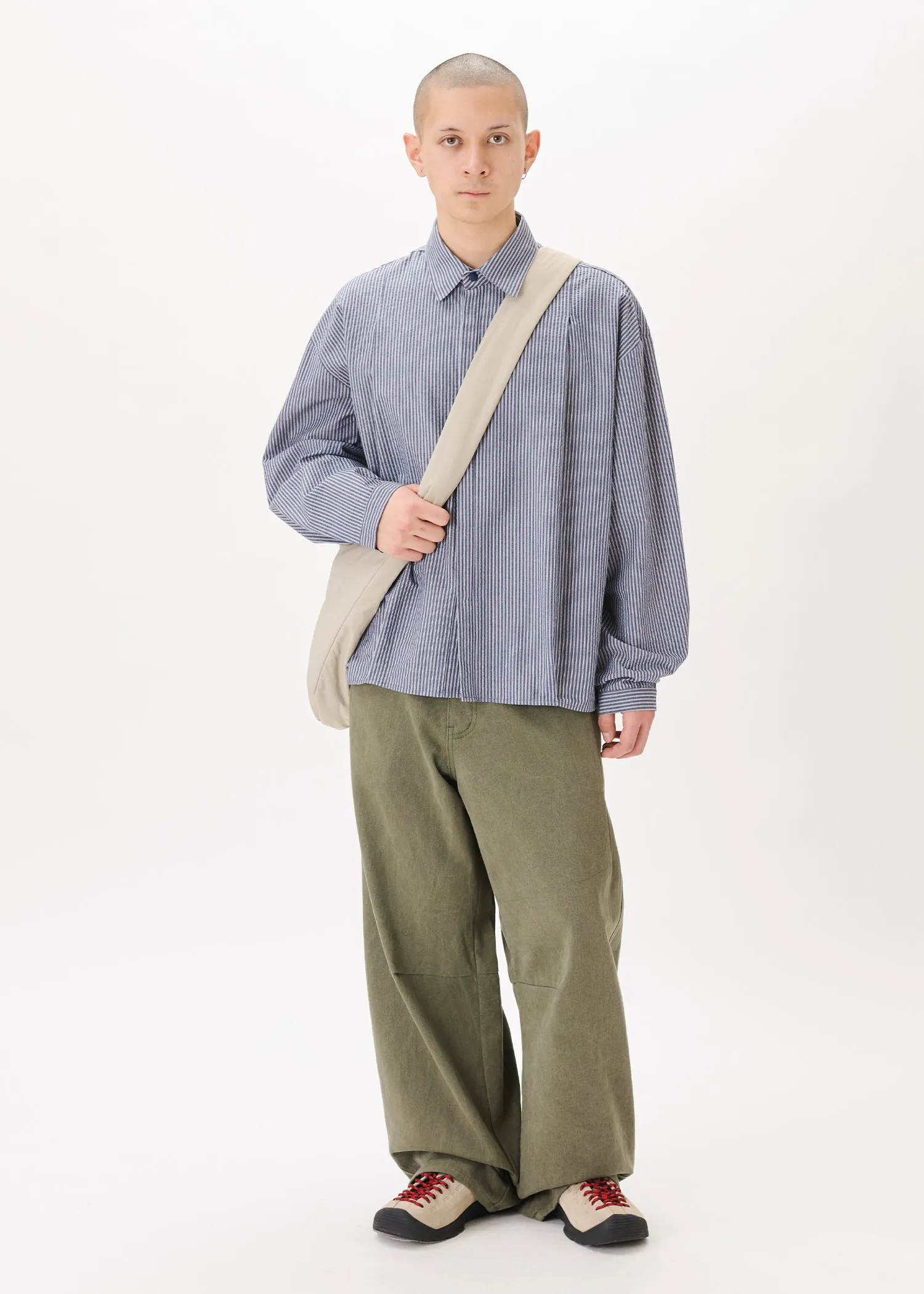 Boxy Pleated Shirt sold by Estudio Niksen product image thumbnail 3