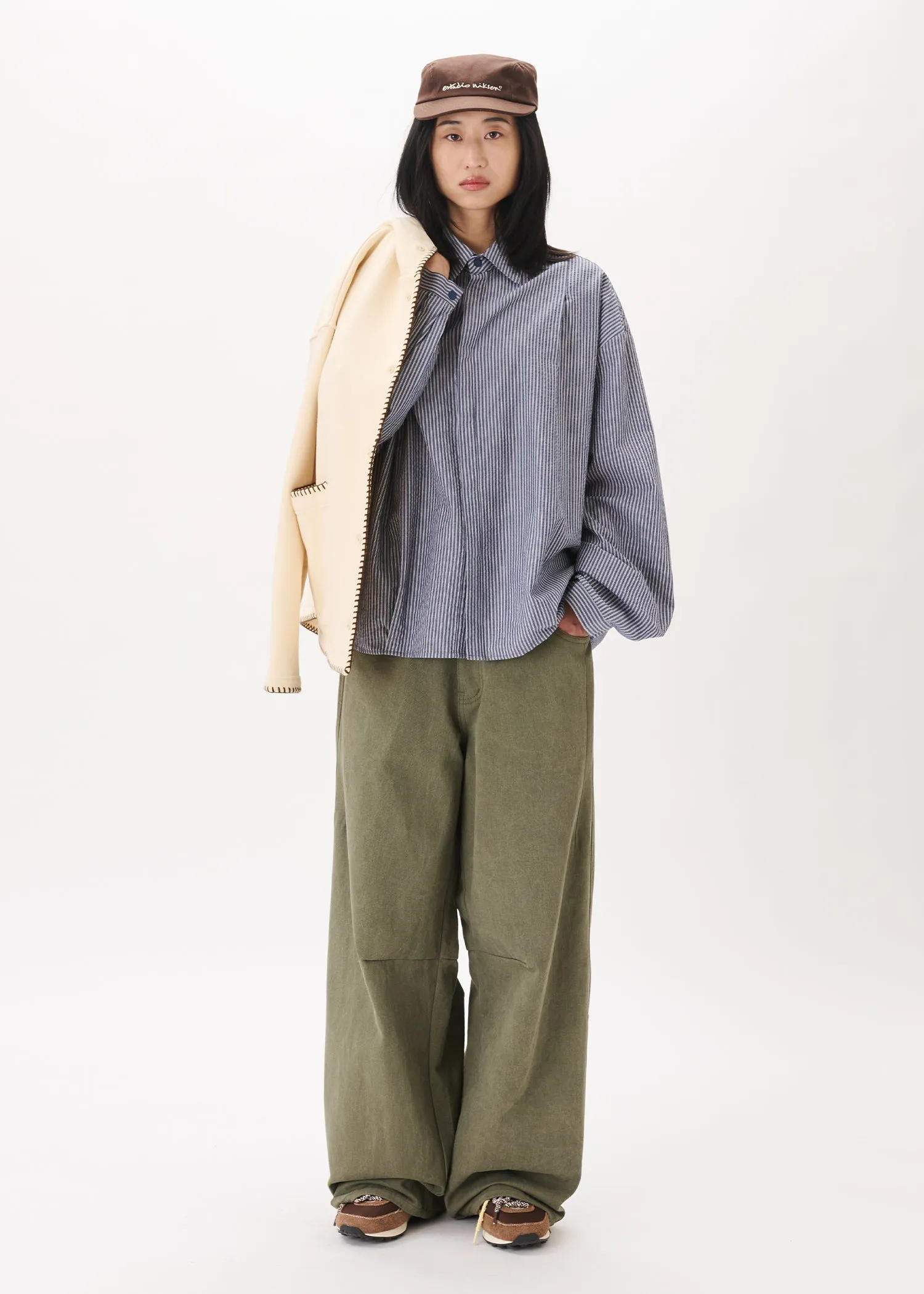 Boxy Pleated Shirt sold by Estudio Niksen product image thumbnail 2