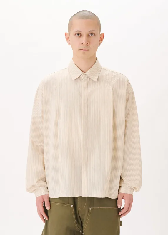 Boxy Pleated Shirt made by Estudio Niksen