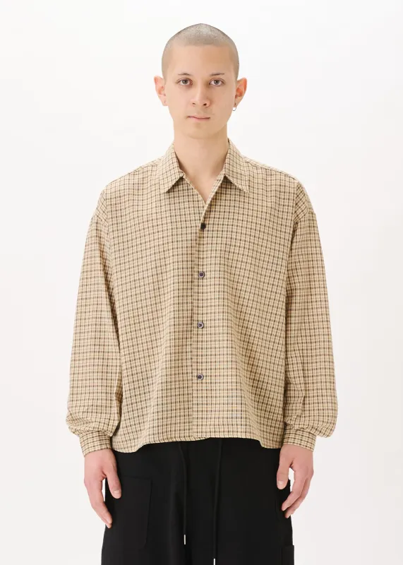 Checkered Boxy Shirt made by Estudio Niksen