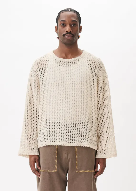 Easy Fish Net Sweater made by Estudio Niksen