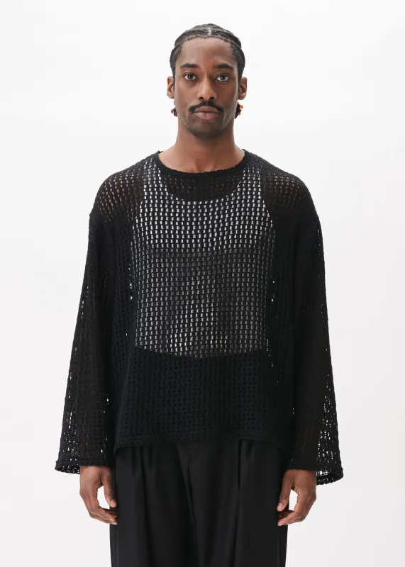Easy Fish Net Sweater made by Estudio Niksen