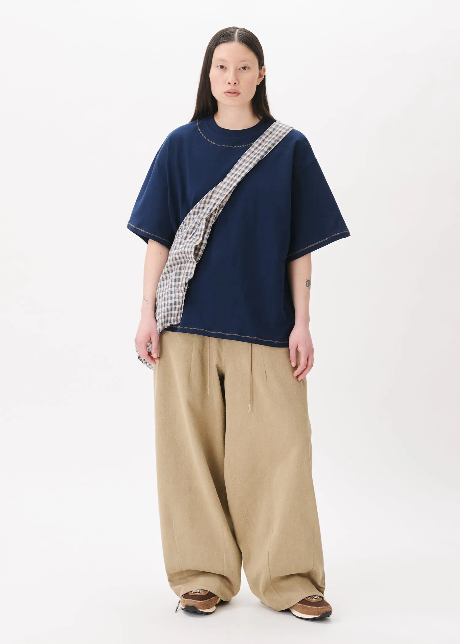 Hand-embroidered Cropped Tee sold by Estudio Niksen product image thumbnail 2