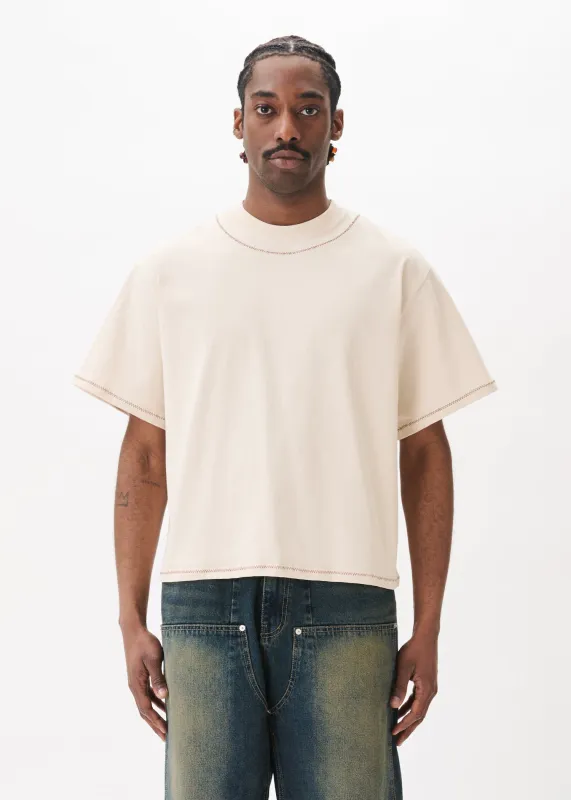 Hand-embroidered Cropped Tee made by Estudio Niksen