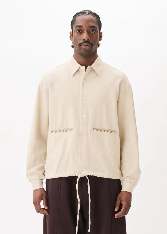 Embroidery Pocket Shirt made by Estudio Niksen