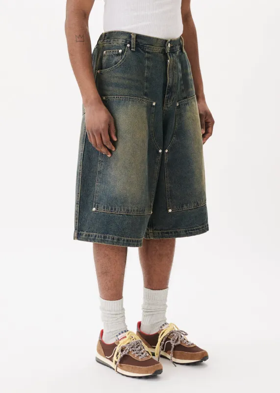 Carpenter Wide Denim Shorts made by Estudio Niksen