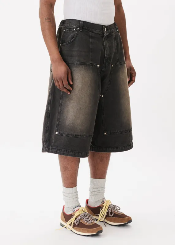 Carpenter Wide Denim Shorts made by Estudio Niksen