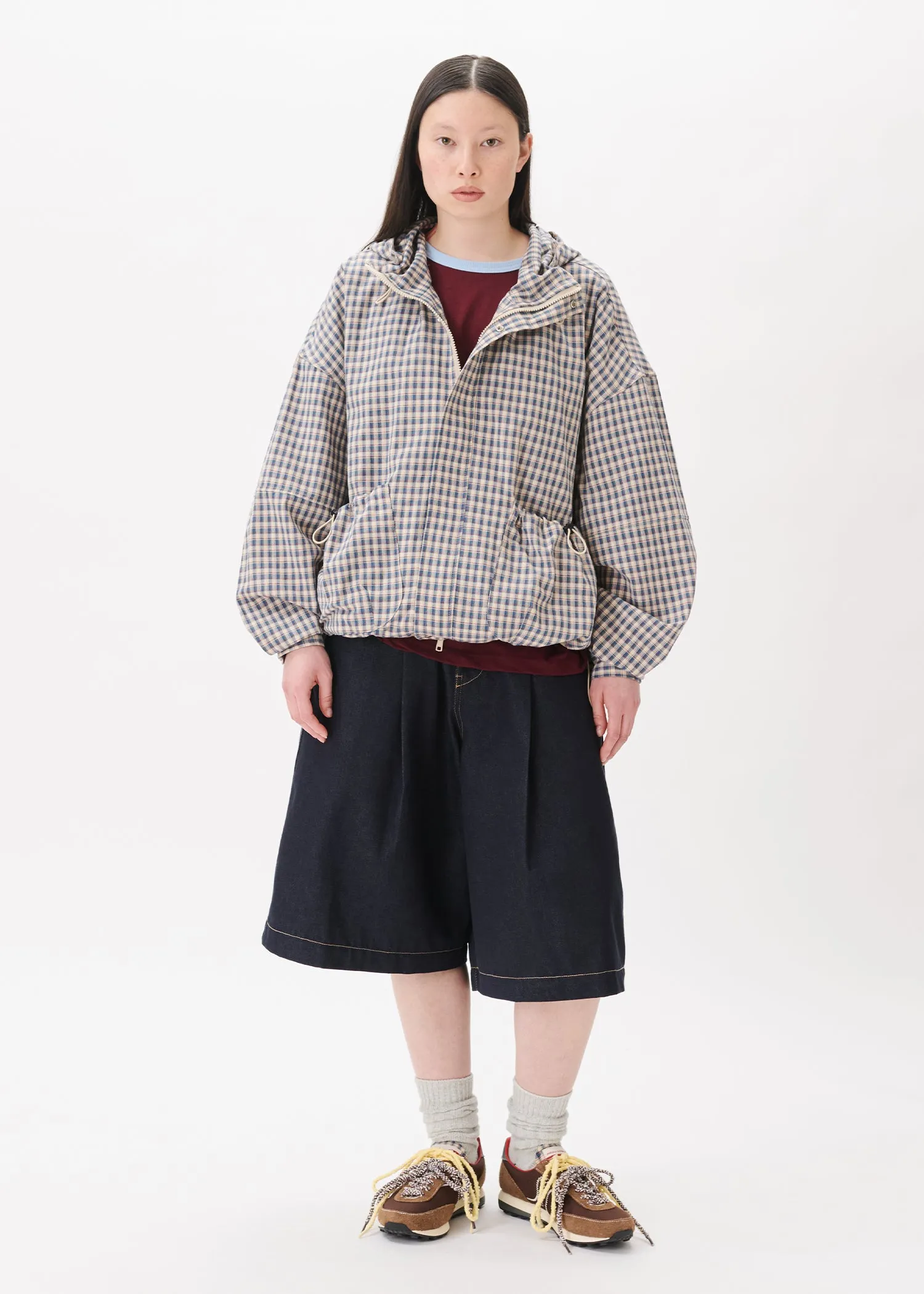 Bungee-strap Checkered Jacket sold by Estudio Niksen product image thumbnail 2
