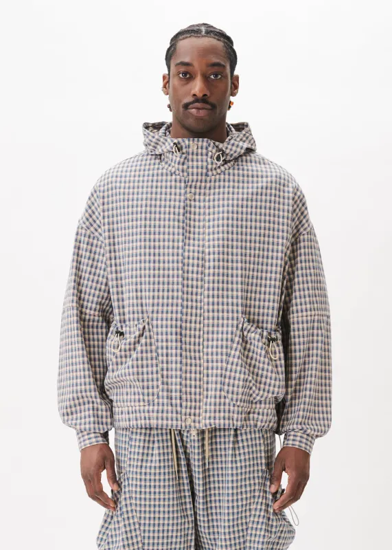 Bungee-strap Checkered Jacket made by Estudio Niksen