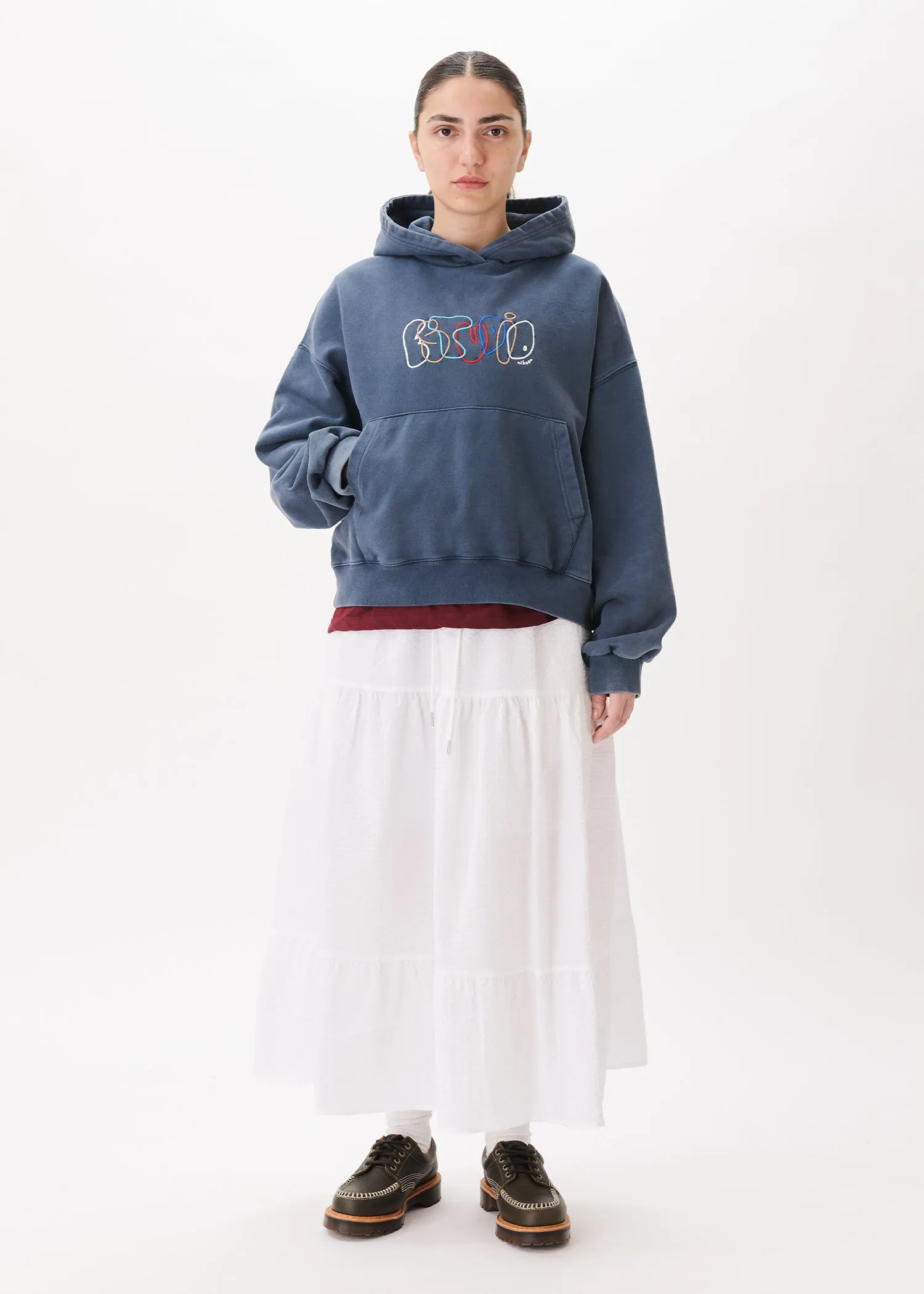 Bubble Logo Boxy Hoodie sold by Estudio Niksen product image thumbnail 2