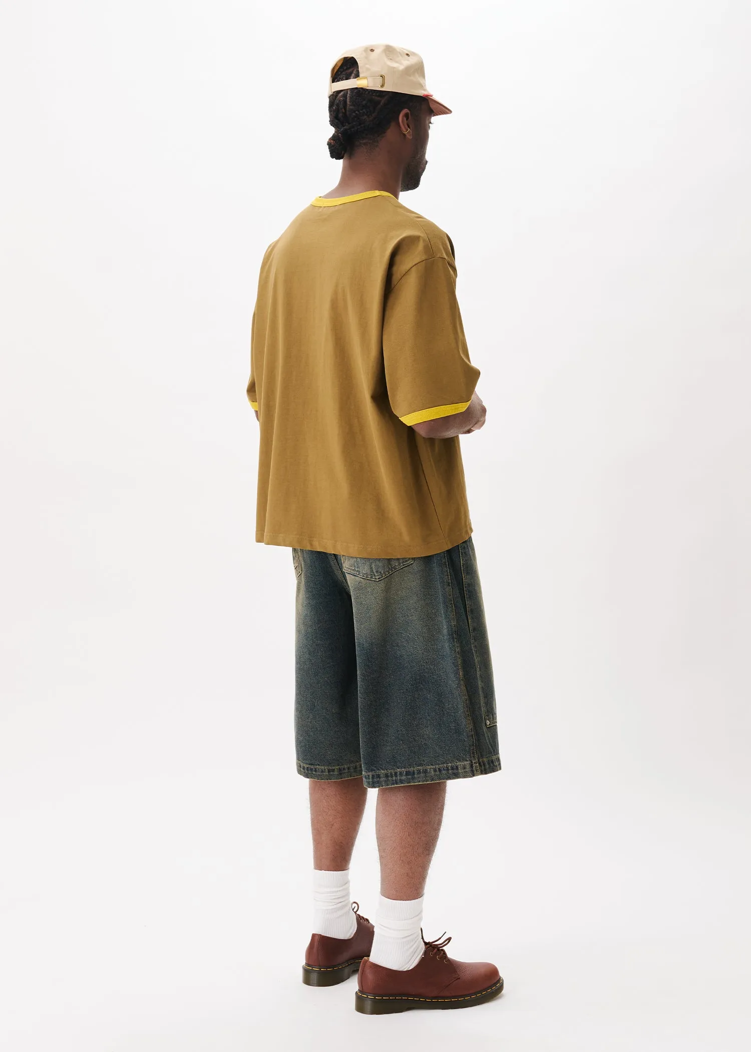 Contrast-rib Cropped Tee sold by Estudio Niksen product image thumbnail 5