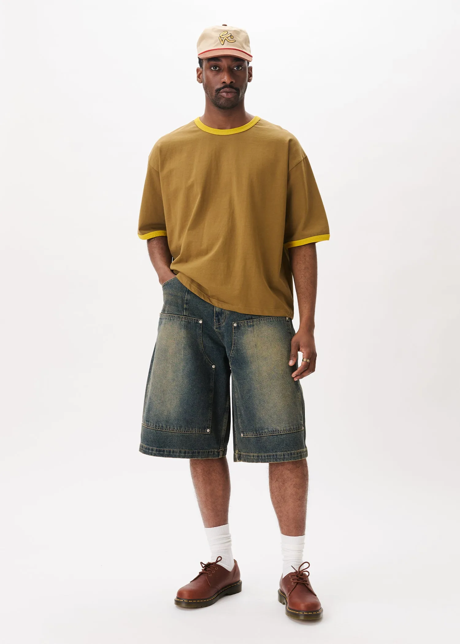 Contrast-rib Cropped Tee sold by Estudio Niksen product image thumbnail 3