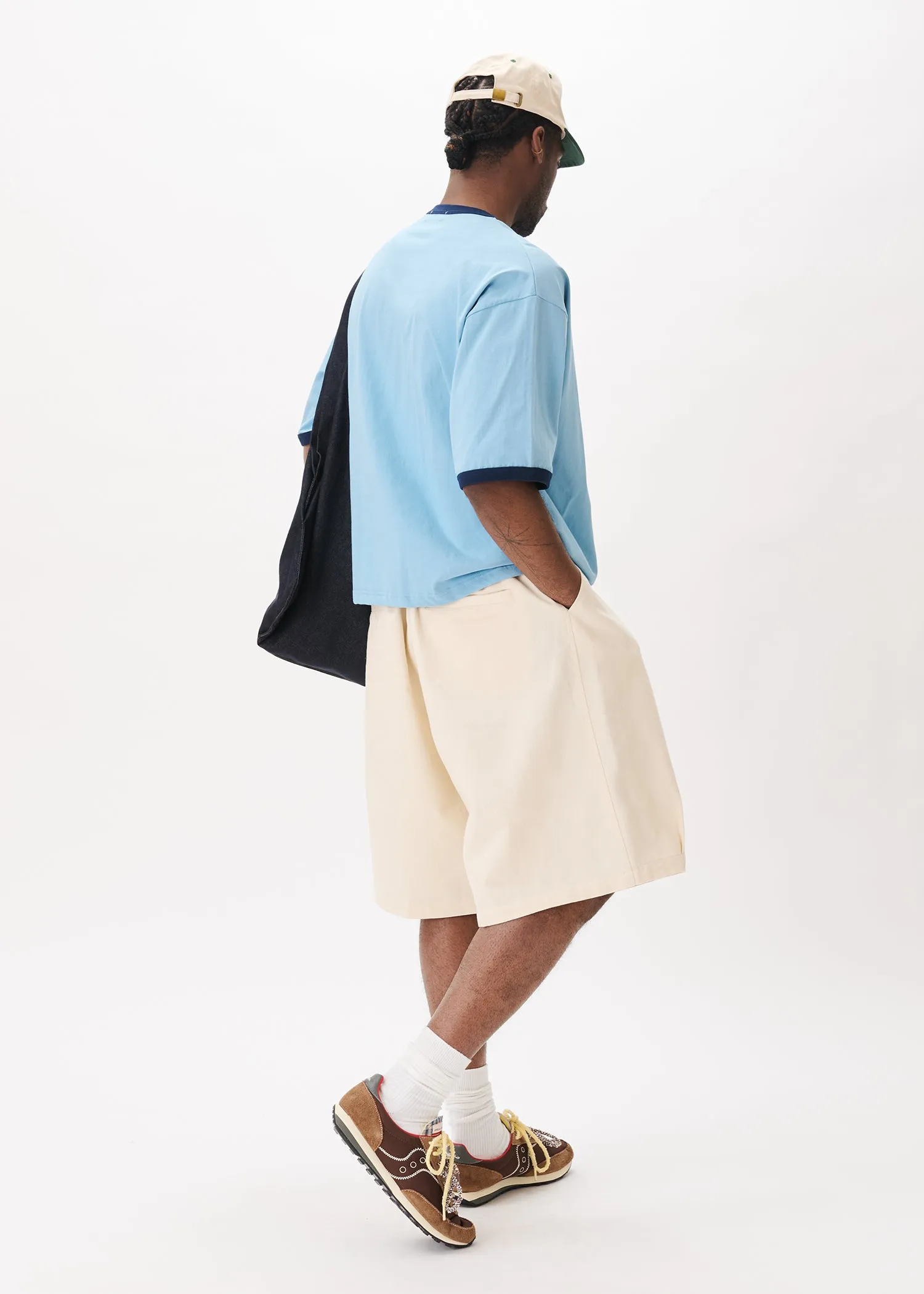 Contrast-rib Cropped Tee sold by Estudio Niksen product image thumbnail 4