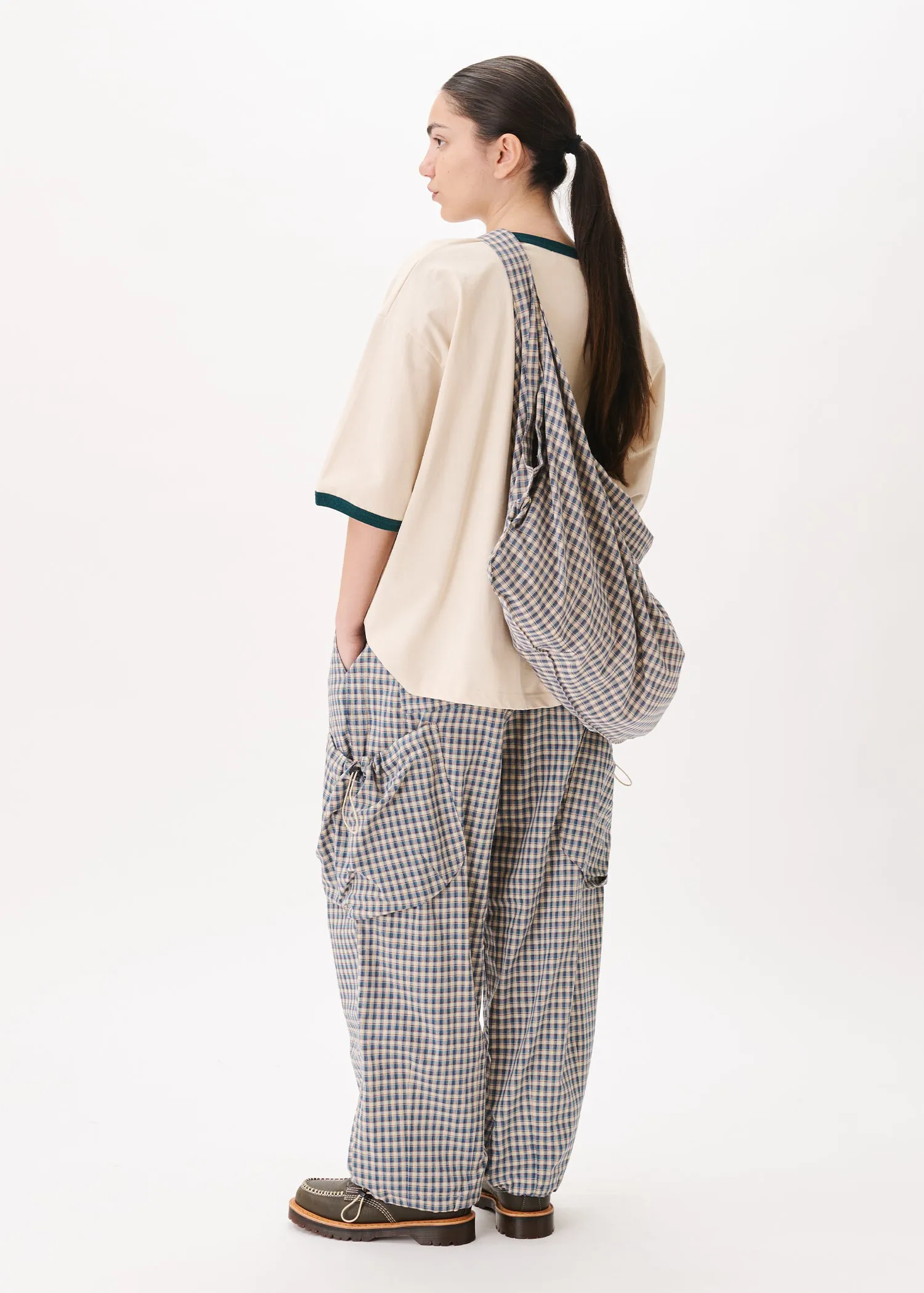 Contrast-rib Cropped Tee sold by Estudio Niksen product image thumbnail 4
