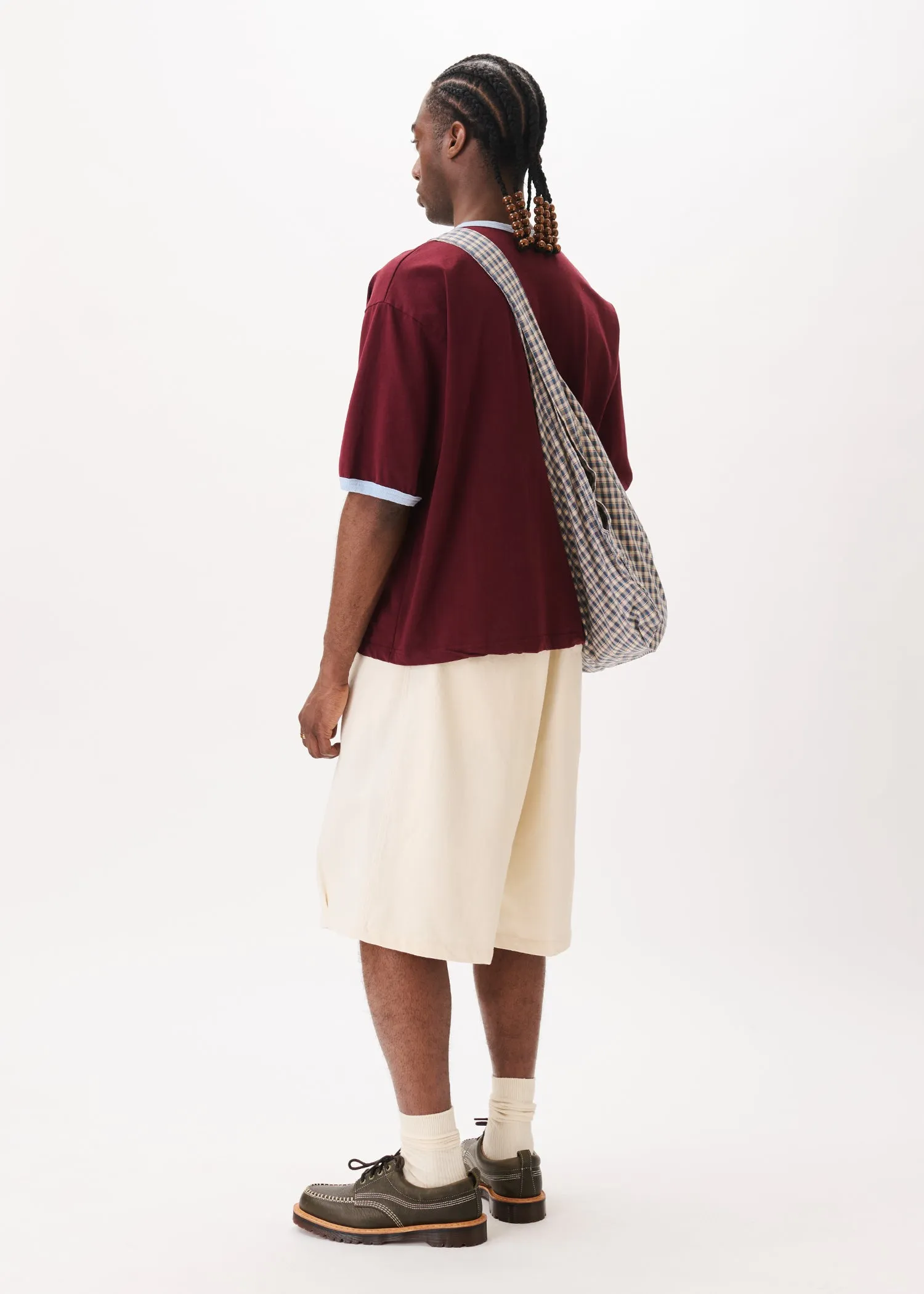 Contrast-rib Cropped Tee sold by Estudio Niksen product image thumbnail 5