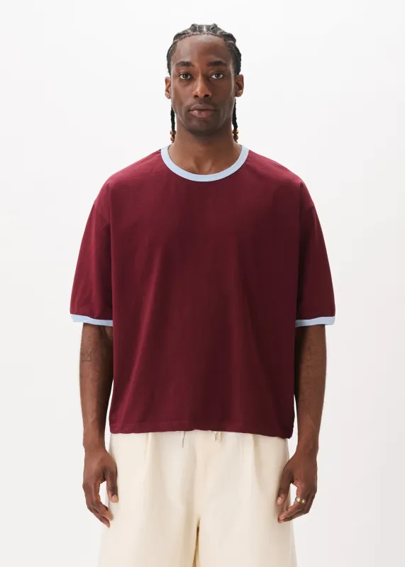 Contrast-rib Cropped Tee made by Estudio Niksen