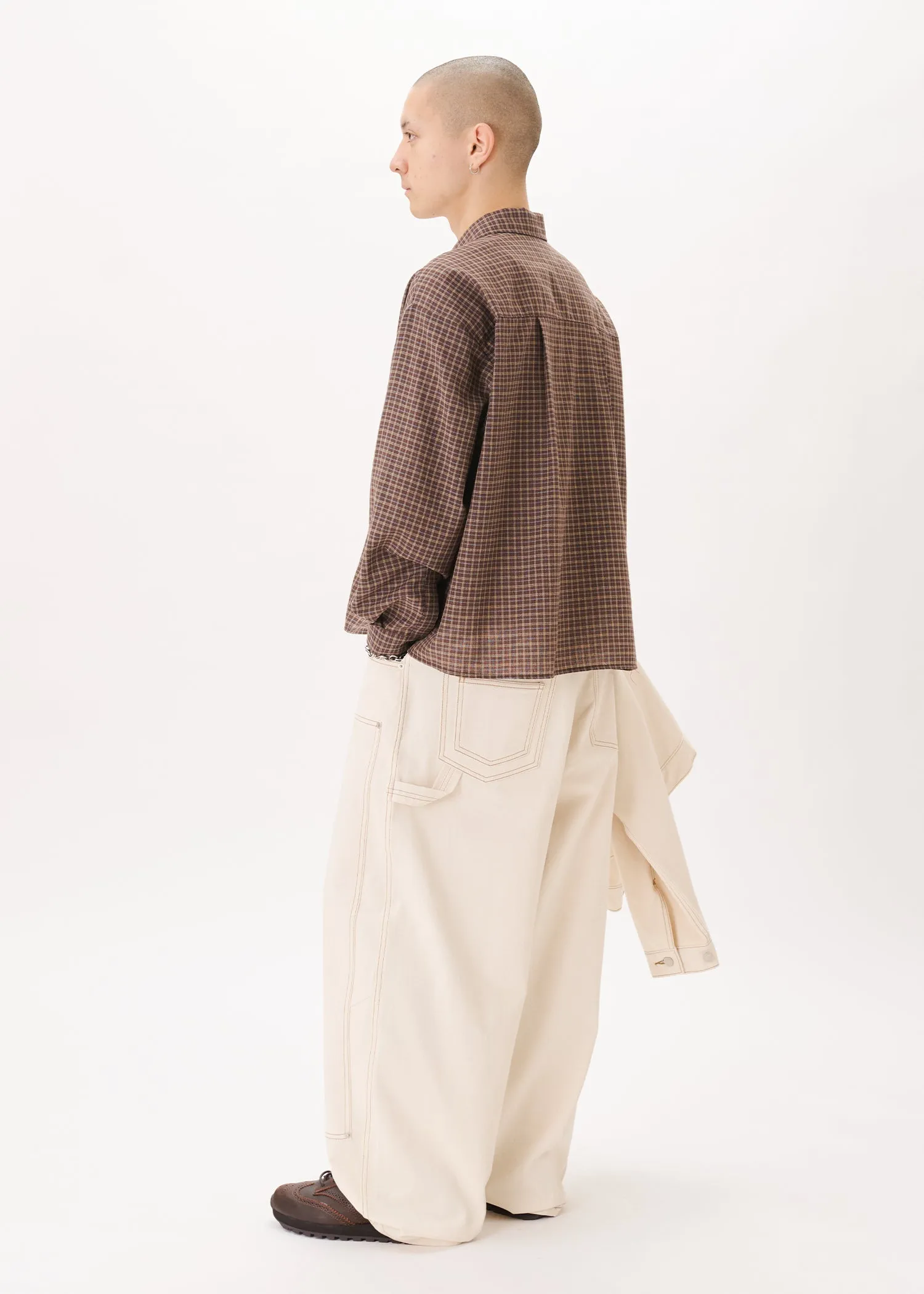 Checkered Boxy Shirt sold by Estudio Niksen product image thumbnail 4