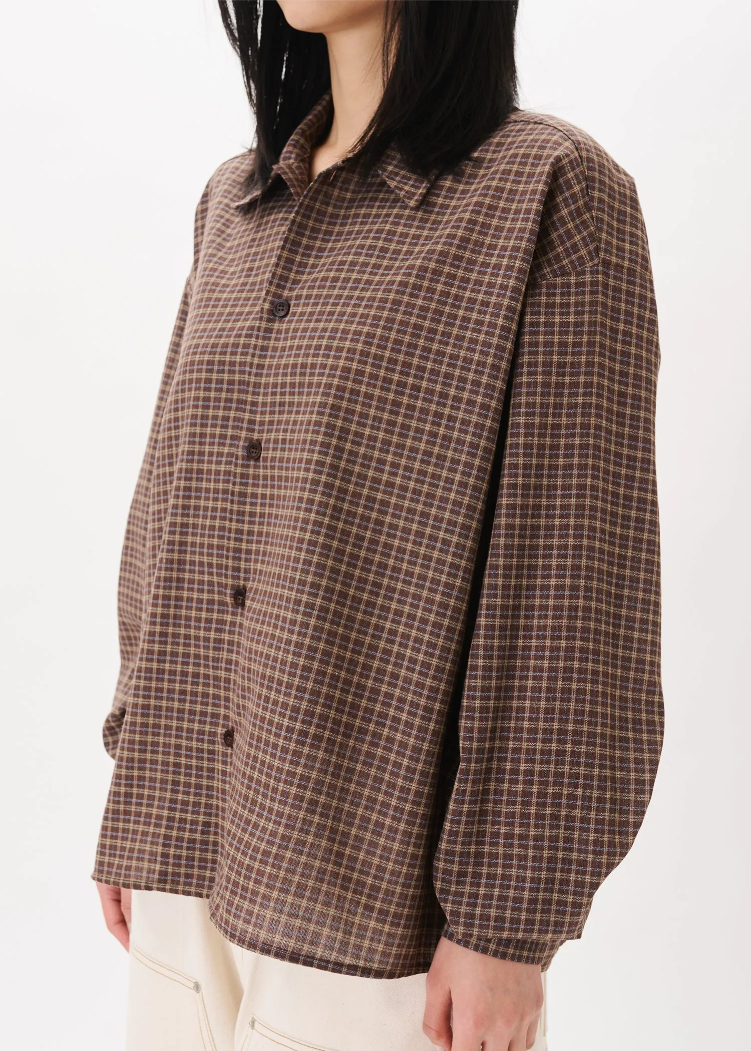 Checkered Boxy Shirt sold by Estudio Niksen product image thumbnail 5