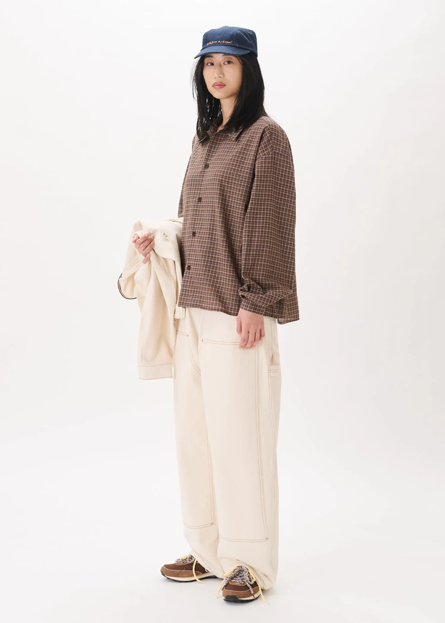 Checkered Boxy Shirt sold by Estudio Niksen product image thumbnail 2
