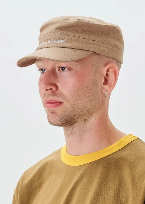 Washed Army Cap made by Estudio Niksen