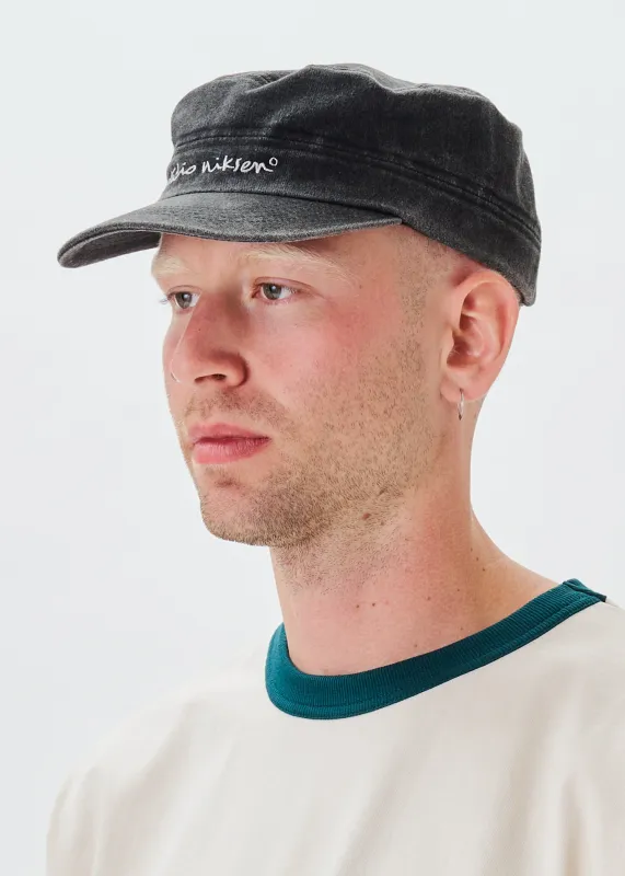 Washed Army Cap made by Estudio Niksen