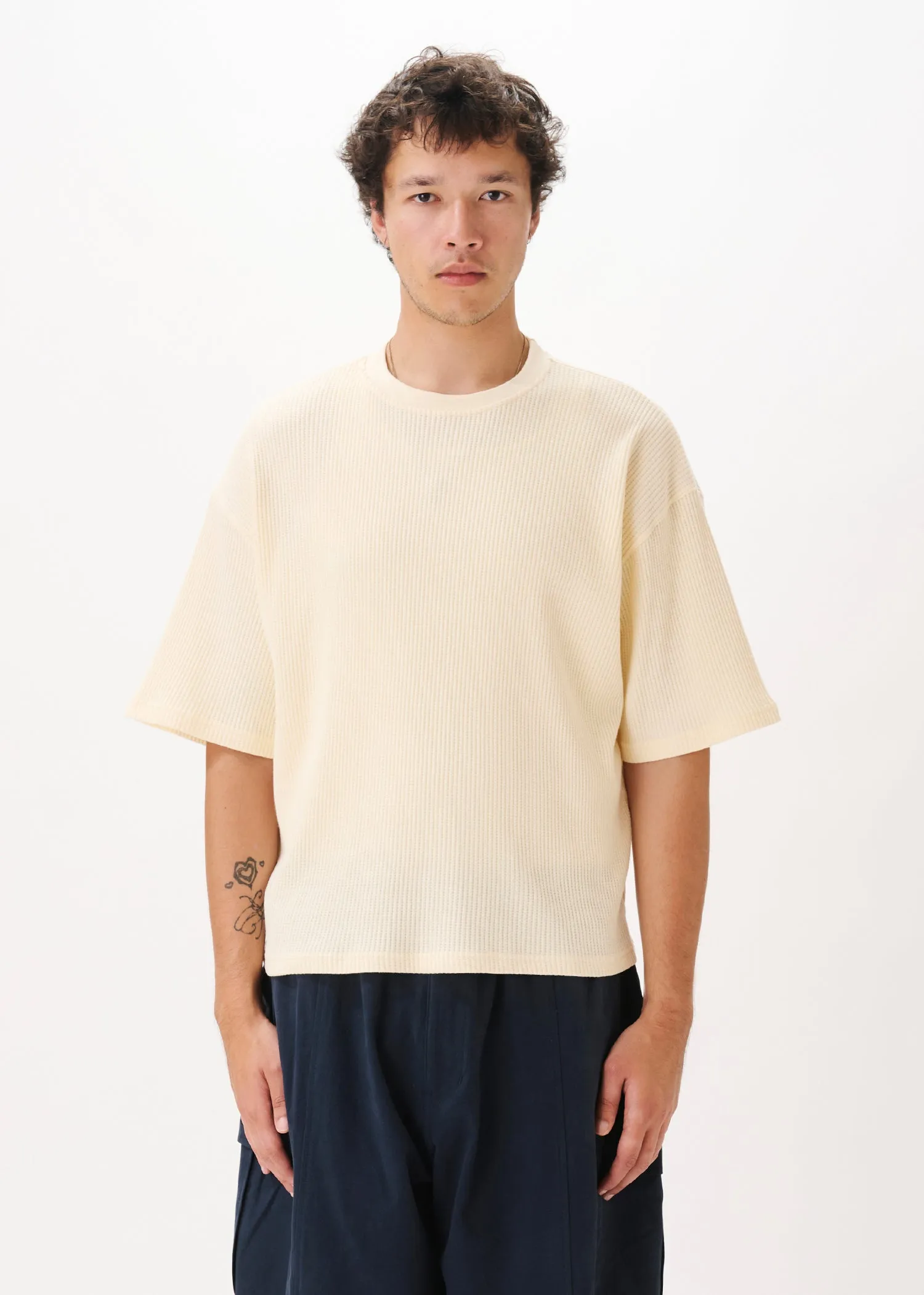 Cropped Waffle Tee sold by Estudio Niksen