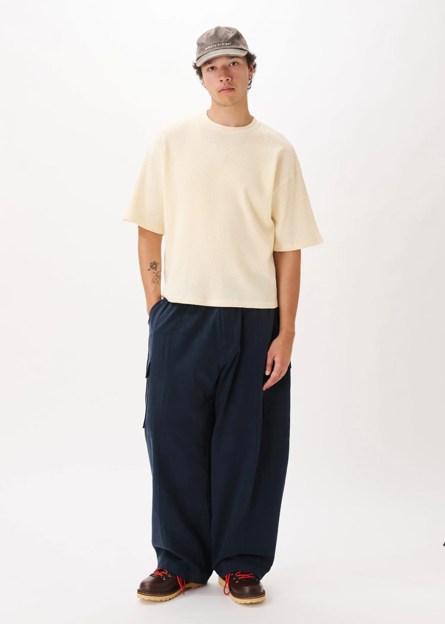 Cropped Waffle Tee sold by Estudio Niksen product image thumbnail 3