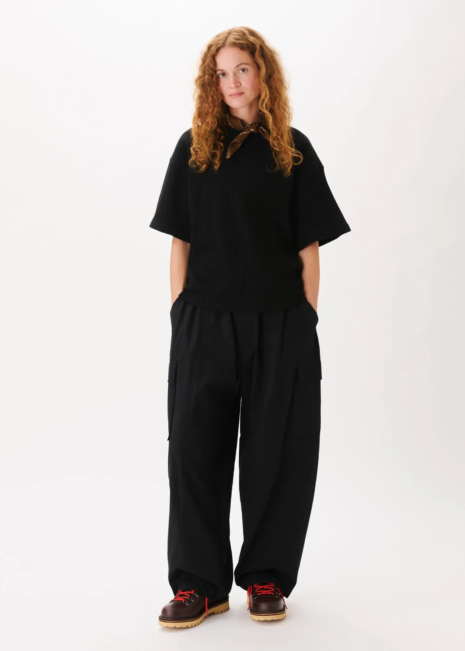 Cropped Waffle Tee sold by Estudio Niksen product image thumbnail 2