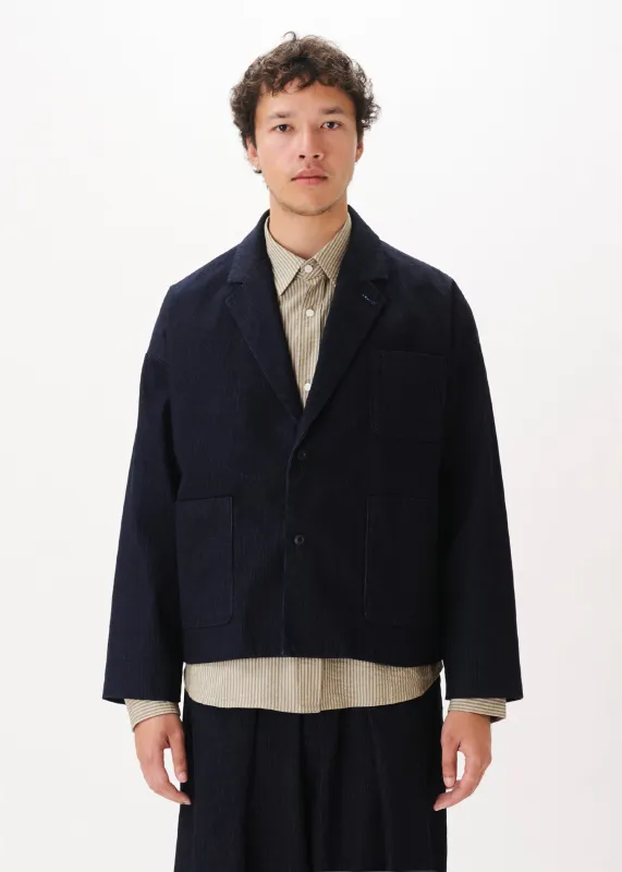 Raw Denim Corduroy Blazer made by Estudio Niksen