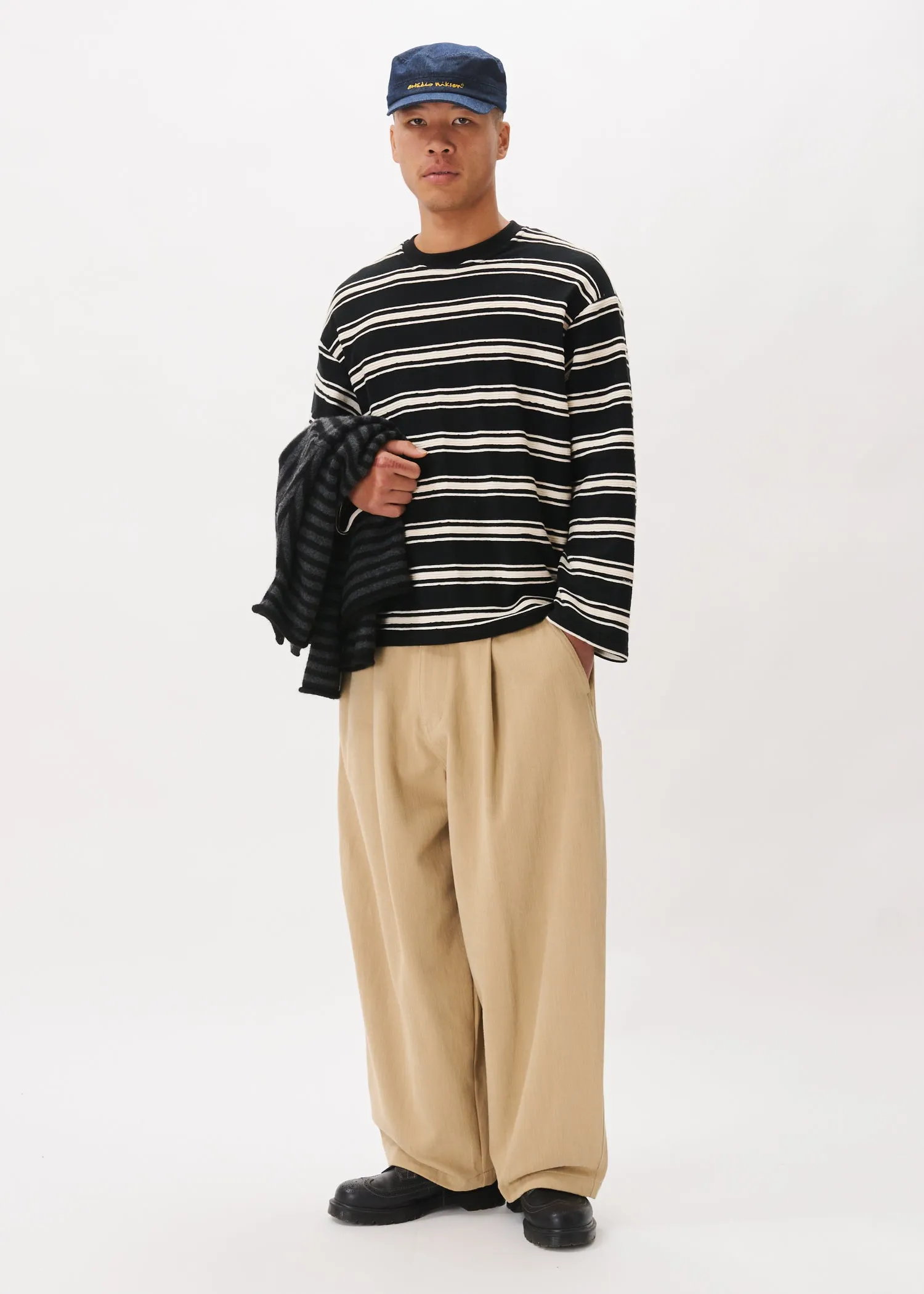 Textured Stripe Tee sold by Estudio Niksen product image thumbnail 3