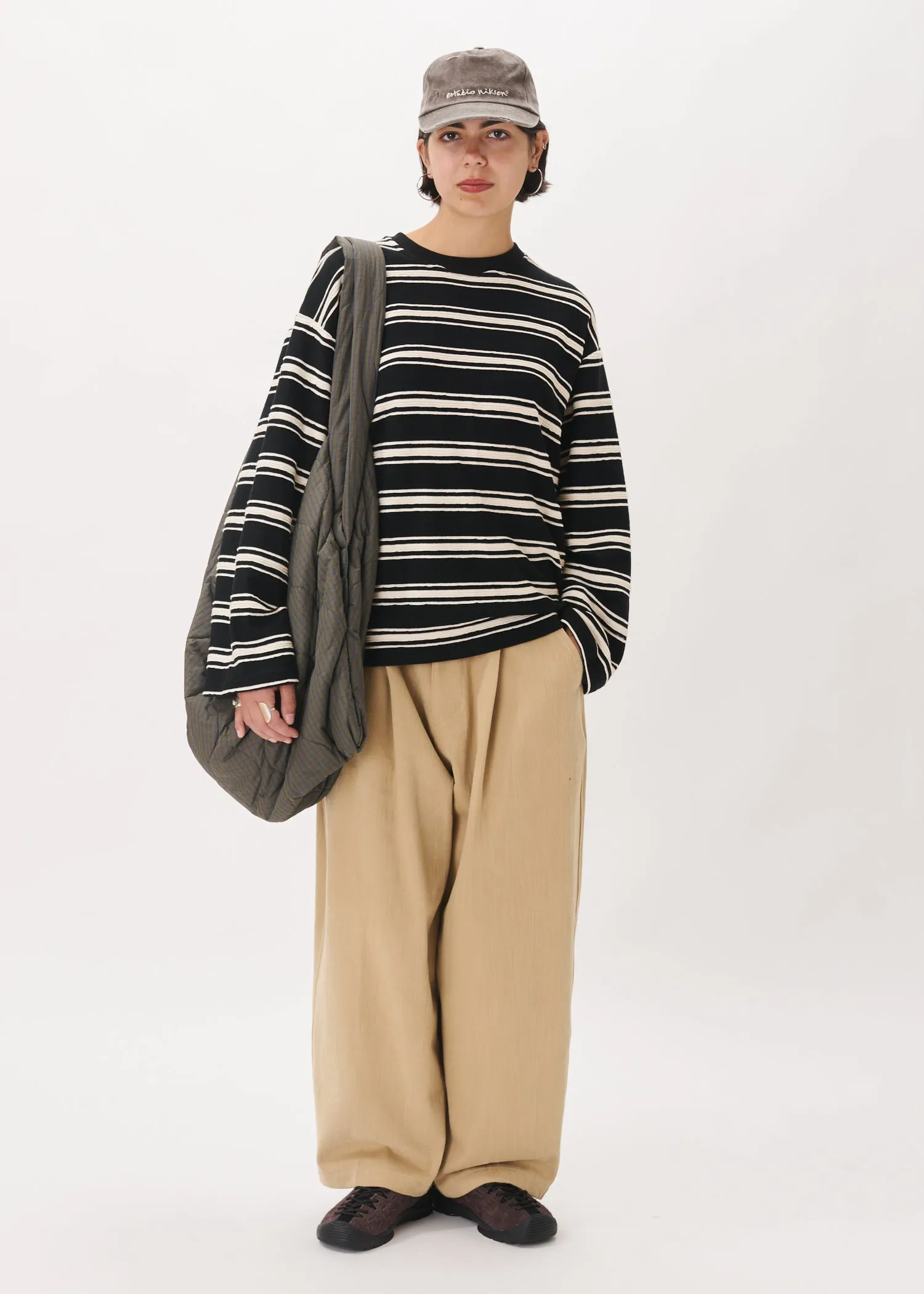 Textured Stripe Tee sold by Estudio Niksen product image thumbnail 2