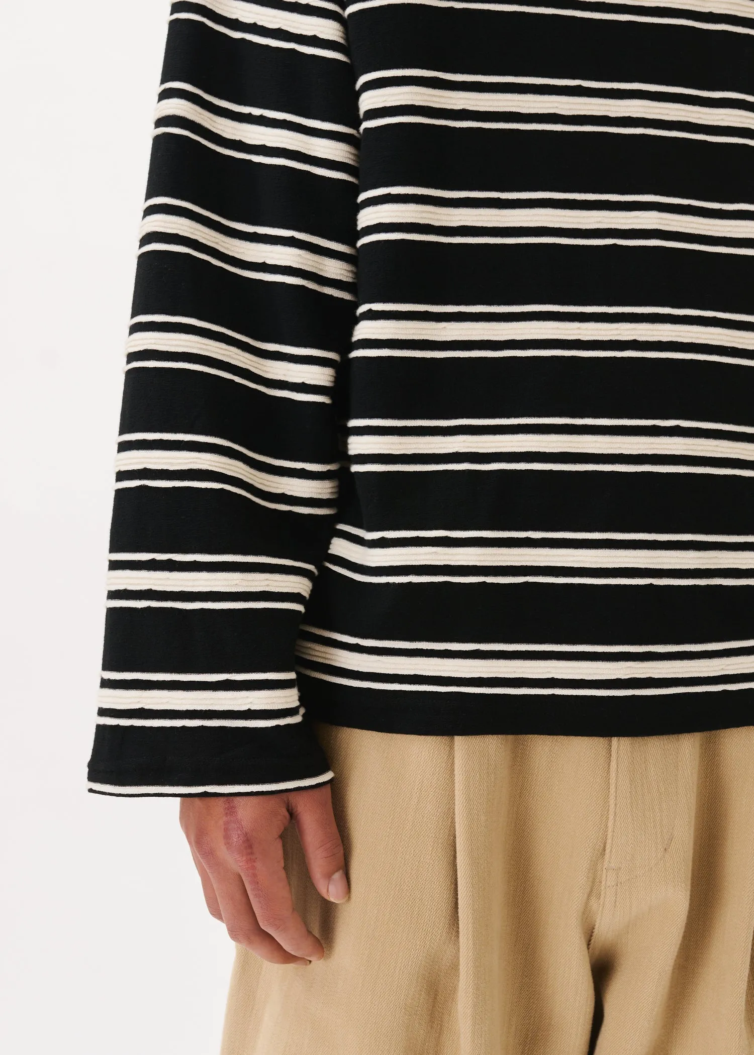 Textured Stripe Tee sold by Estudio Niksen product image thumbnail 5