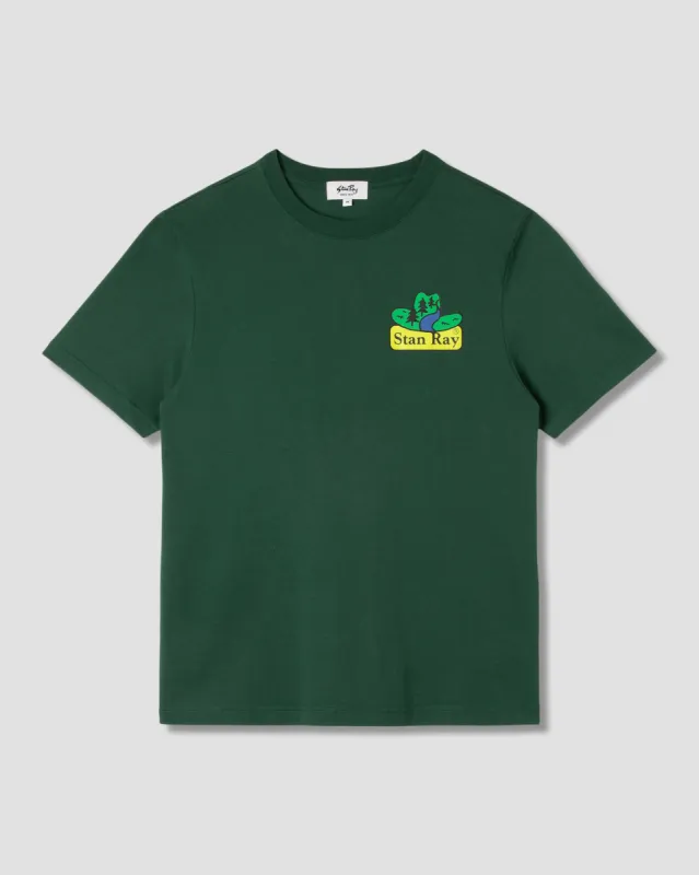 Tejas Stack Tee (Racing Green) made by Stan Ray