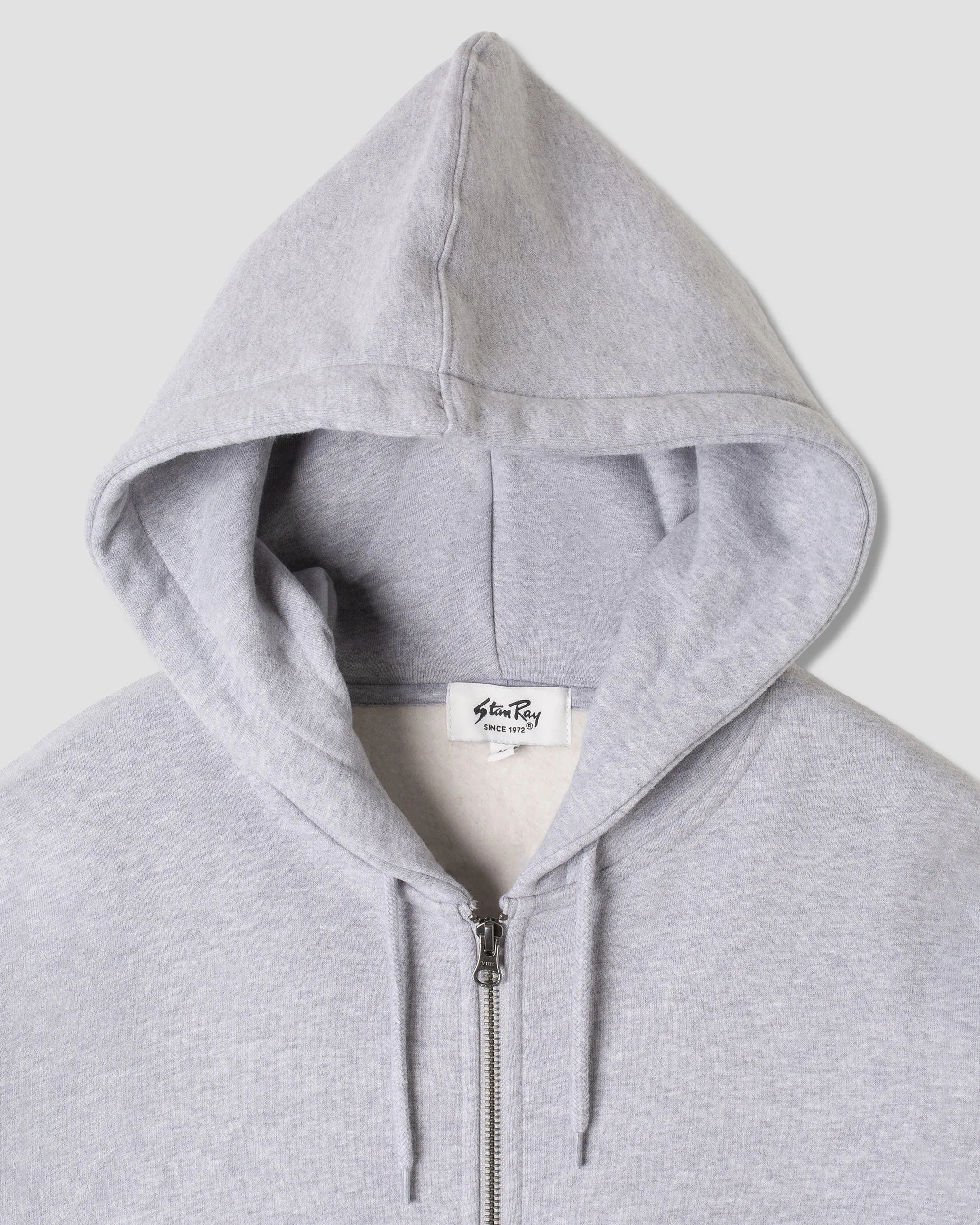Patch Zip Hood (Grey Marl) sold by Stan Ray product image thumbnail 4
