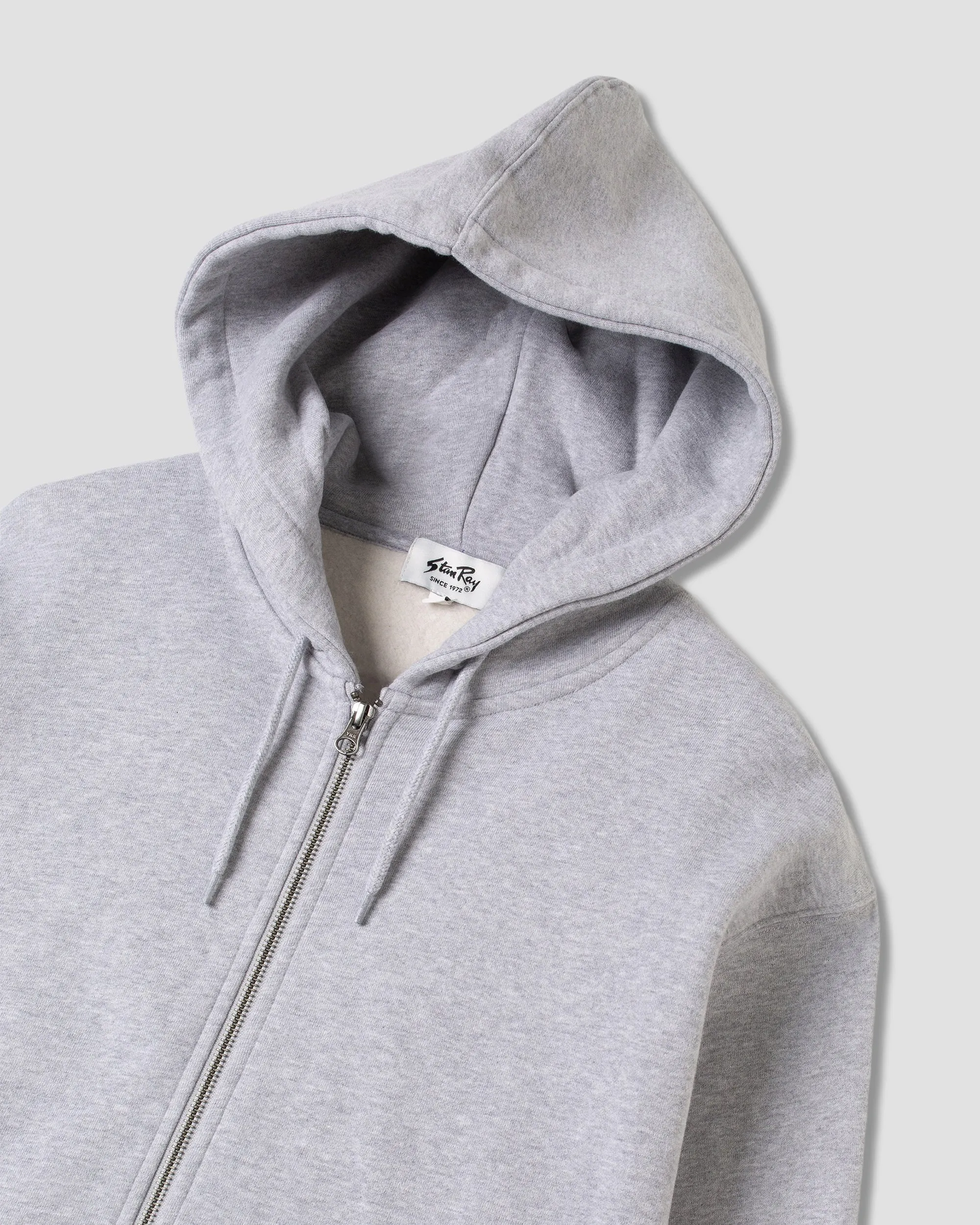 Patch Zip Hood (Grey Marl) sold by Stan Ray product image thumbnail 3