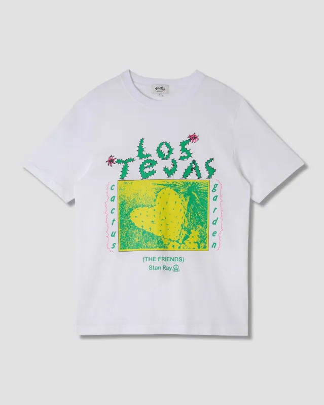 Cactus Garden Tee (White) sold by Stan Ray
