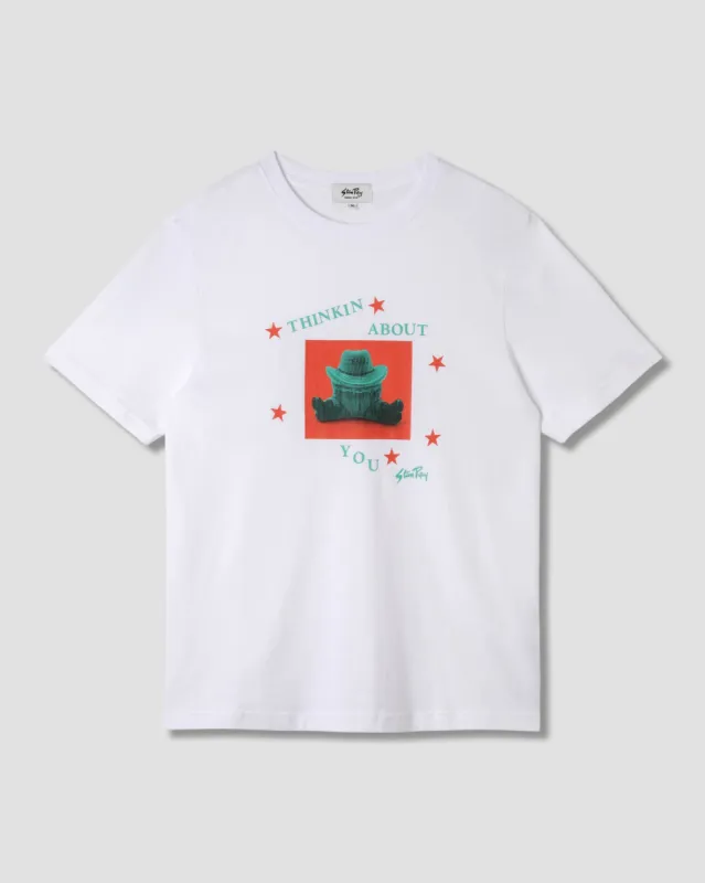 Thinking About You Tee (White) sold by Stan Ray