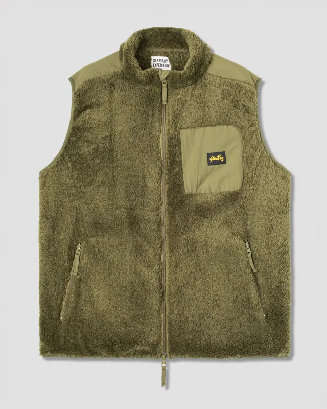 Fleece Vest (Olive) sold by Stan Ray