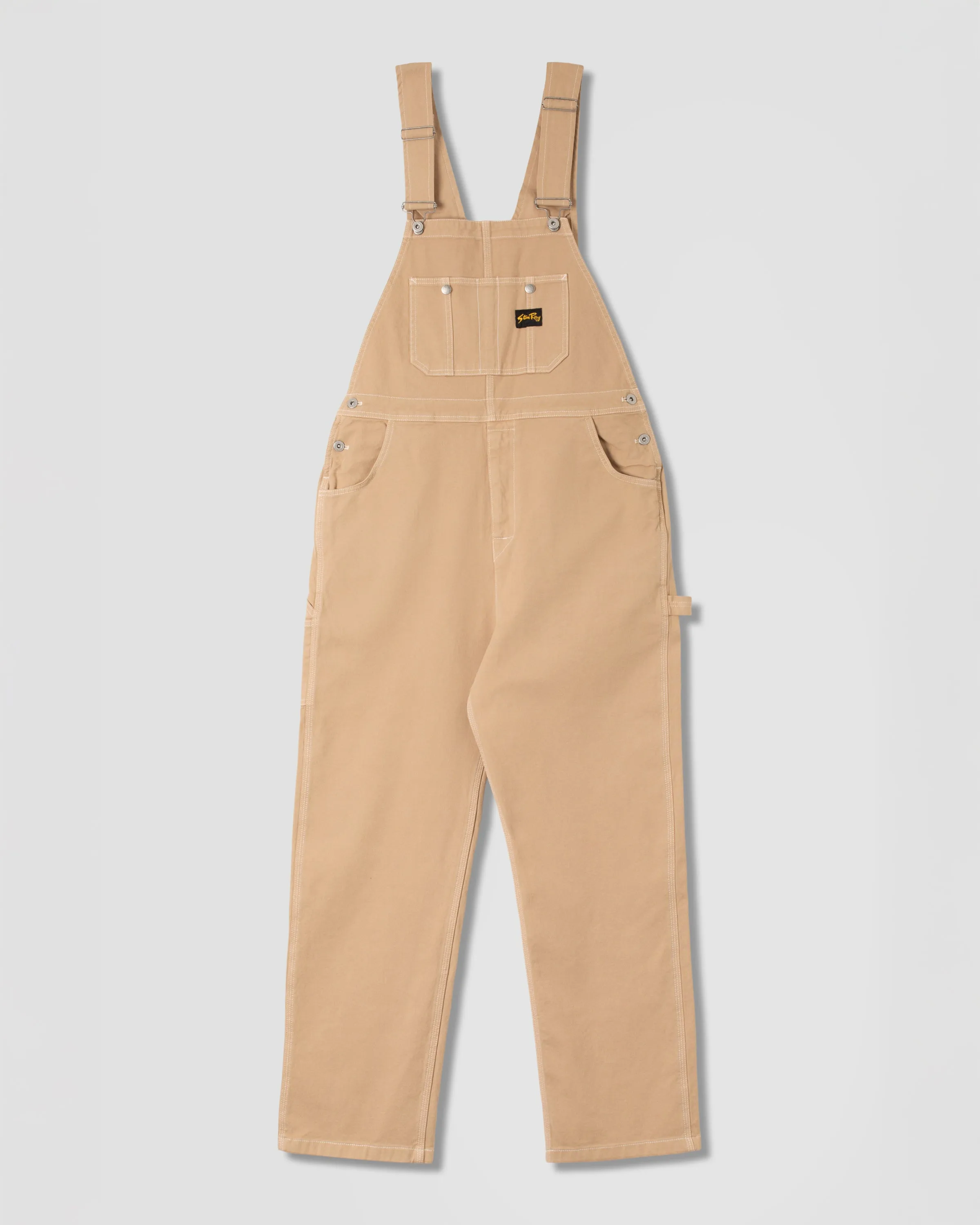 Earls Bib (Antique Khaki Duck) sold by Stan Ray