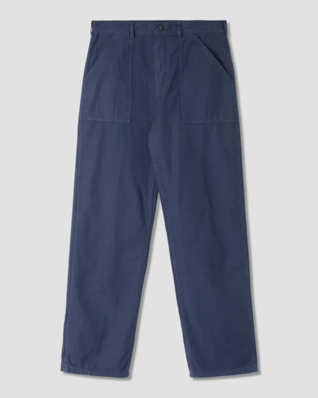 Fat Pant (Navy Sateen) sold by Stan Ray