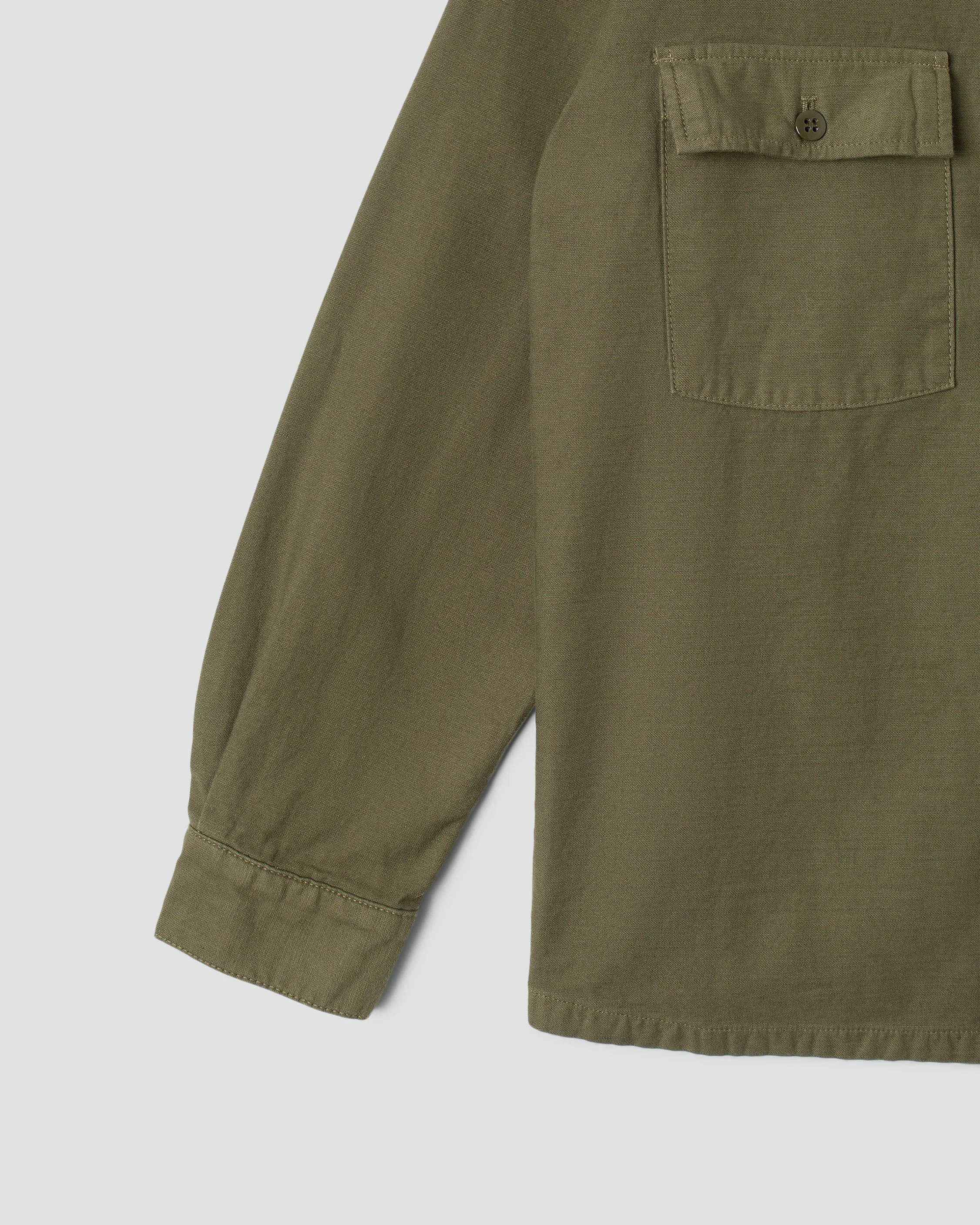 CPO Shirt (Olive Sateen) sold by Stan Ray product image thumbnail 4