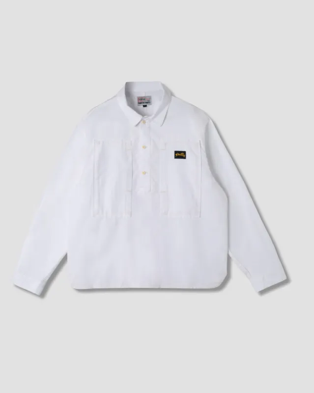 Painters Pop Over Shirt (Natural Cotton Oxford) made by Stan Ray