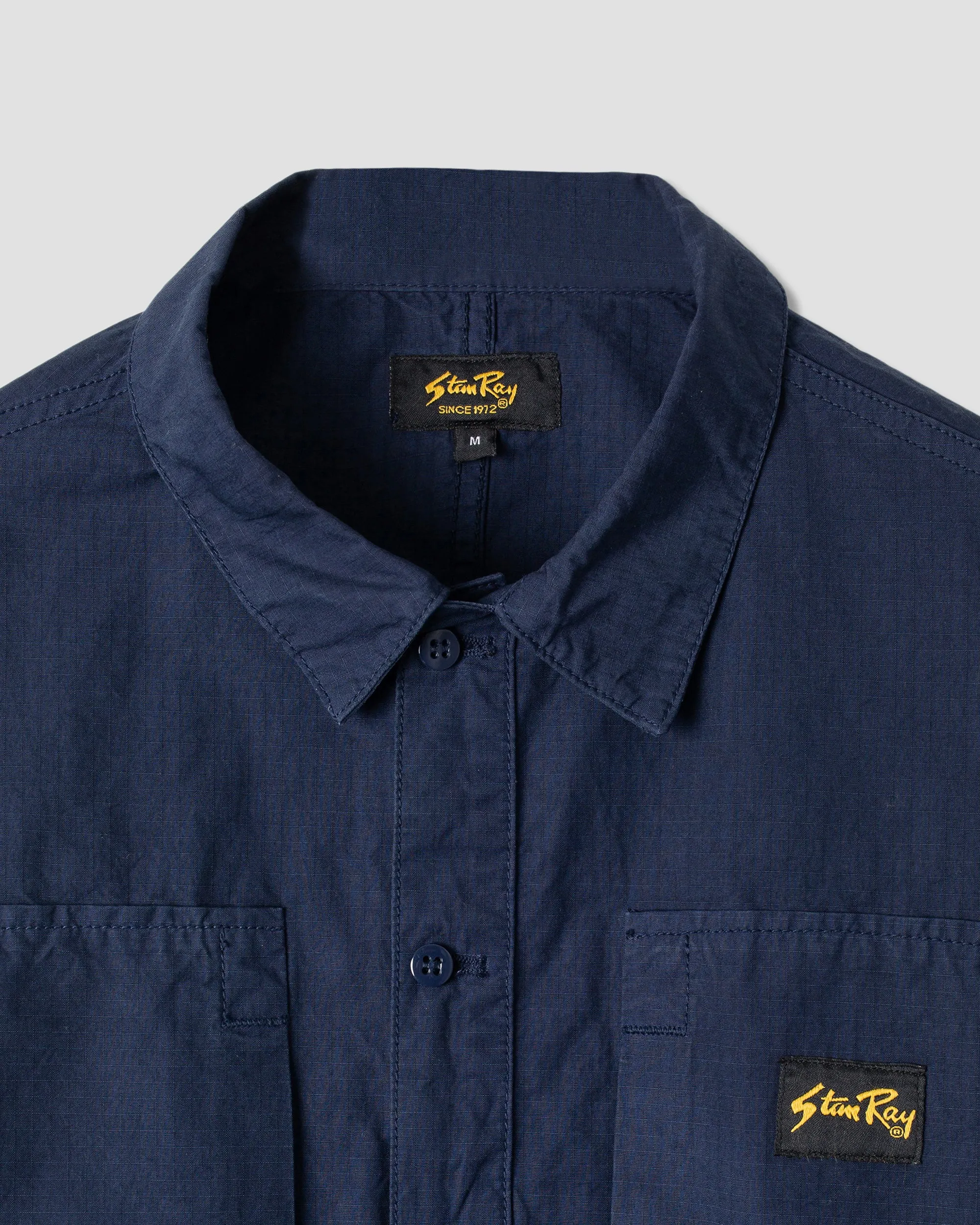 Painters Pop Over Shirt (Navy Ripstop) sold by Stan Ray product image thumbnail 3