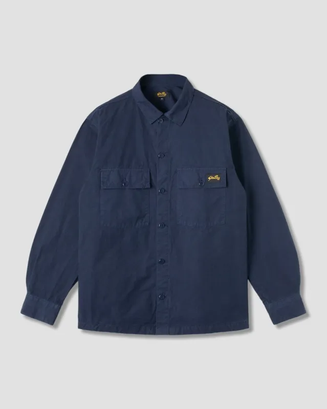 CPO Shirt (Navy Ripstop) sold by Stan Ray