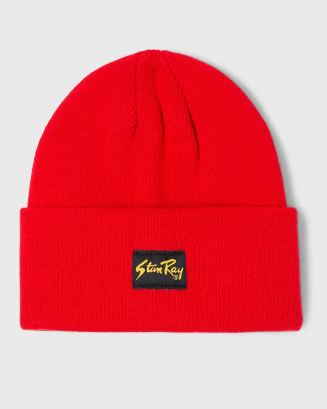 Fold Beanie (Red) made by Stan Ray