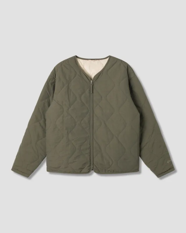 Quilted Liner Jacket (Olive Reversable) sold by Stan Ray