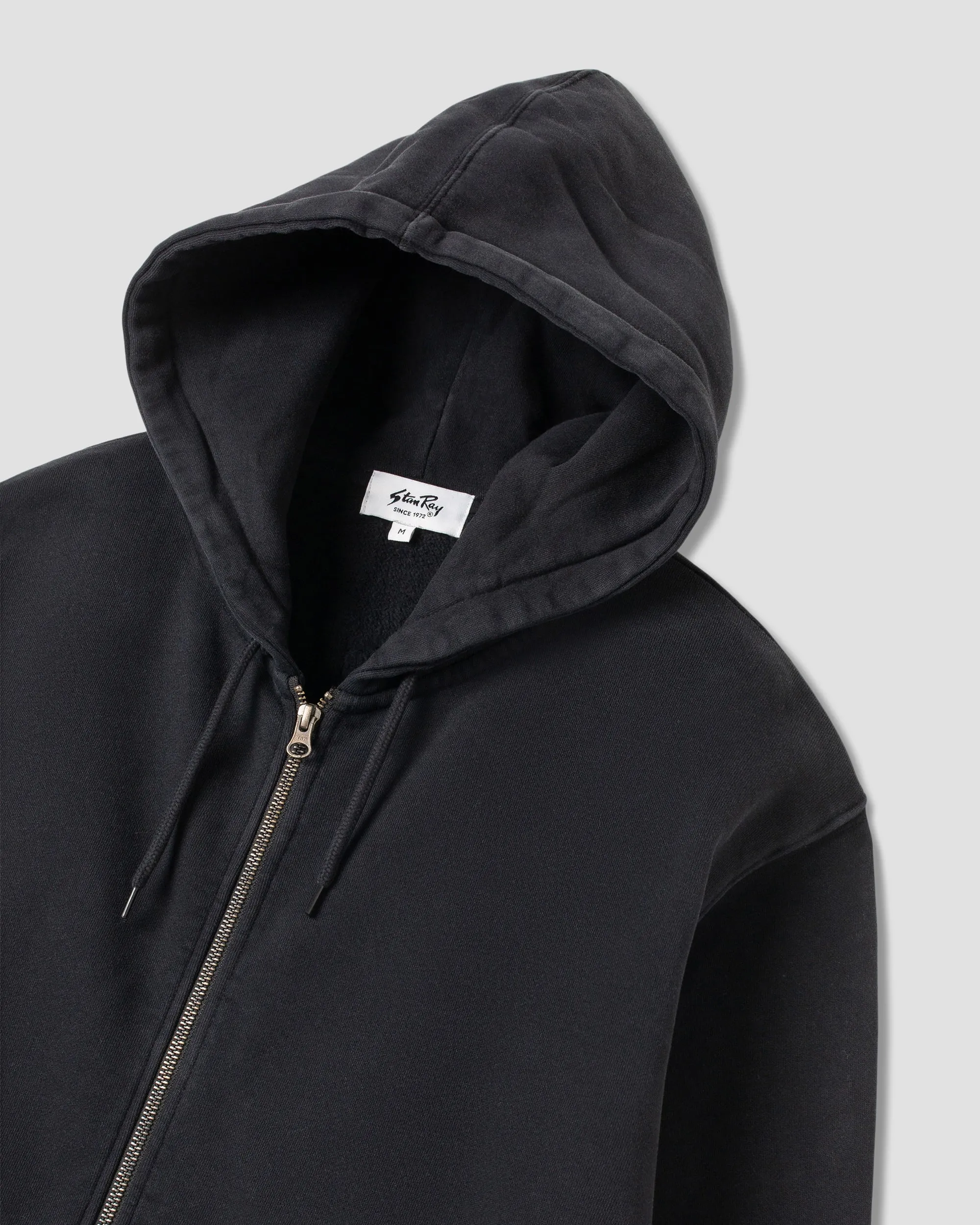 Patch Zip Hood (Washed Black) sold by Stan Ray product image thumbnail 4