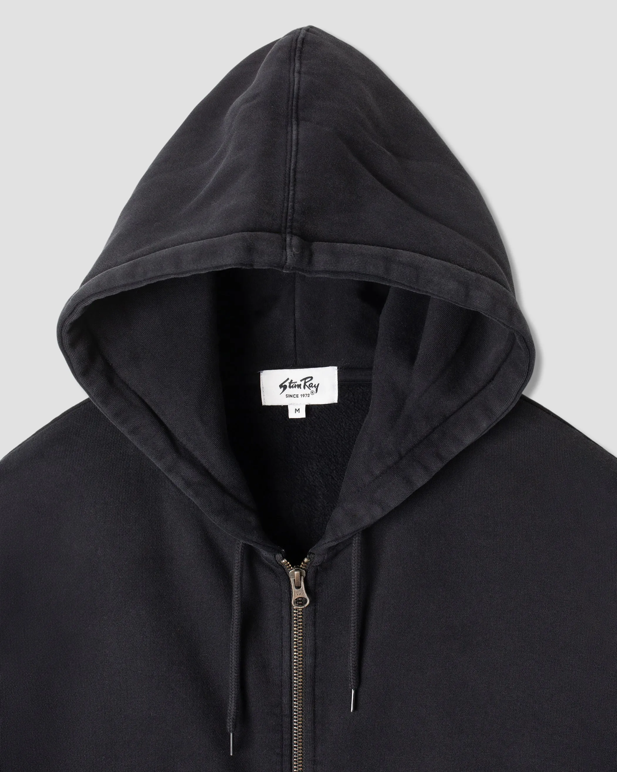 Patch Zip Hood (Washed Black) sold by Stan Ray product image thumbnail 5