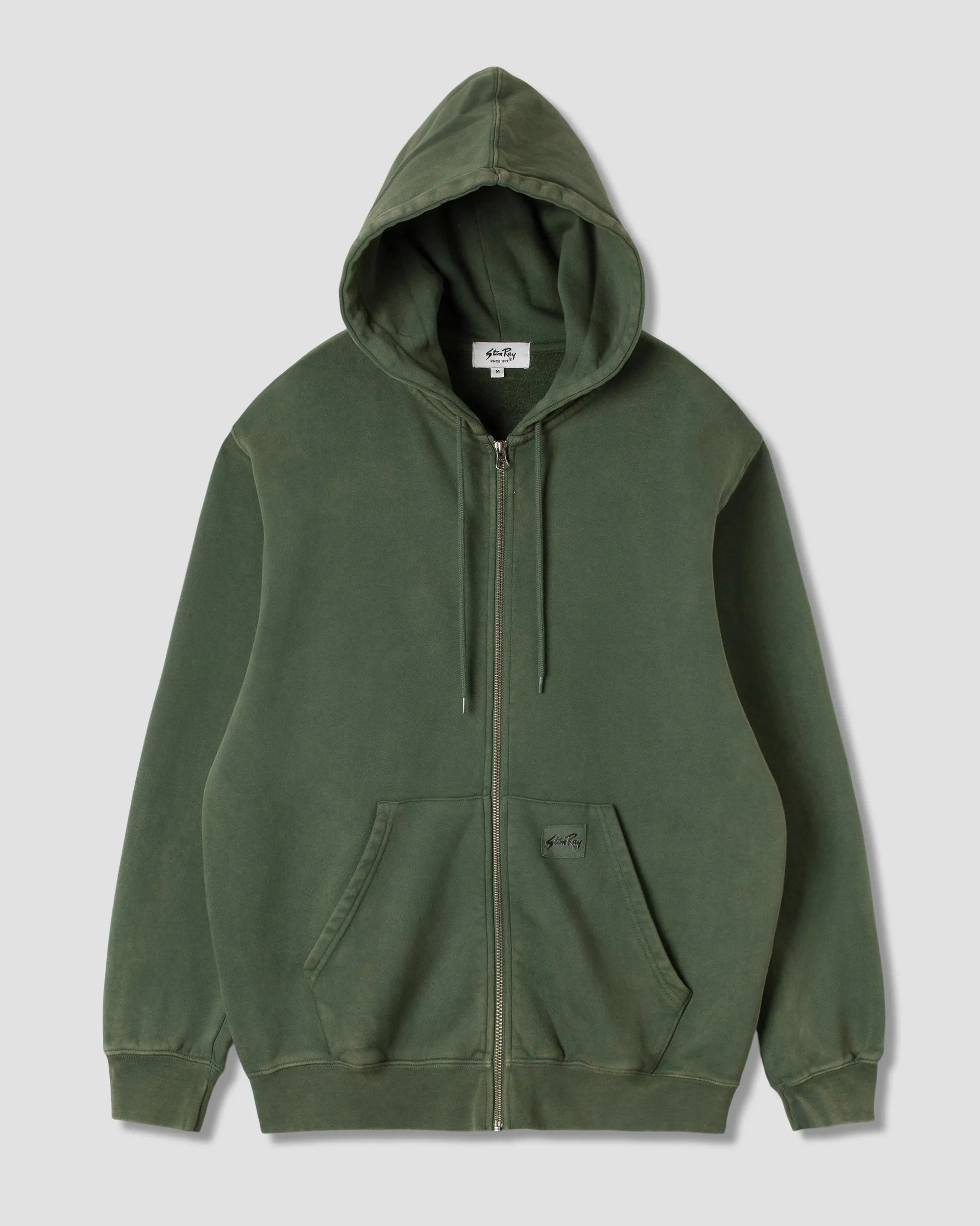 Patch Zip Hood (Washed Green) sold by Stan Ray